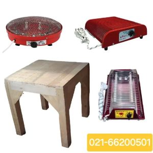 میز کرسی چوبی 50 در 50 چوب تبریز