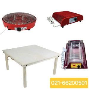 میز کرسی چوبی تاشو نود در نود