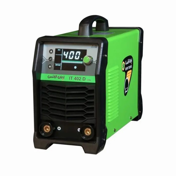 تصویر دستگاه جوش الکترود IT 402 D با طراحی مدرن و کاربردی.