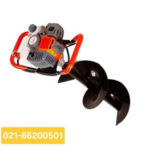 چاله کن دستی فوجیتا 52 سی سی با یک مته 30 سانت