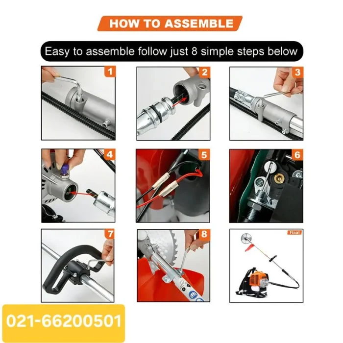 فروش علف زن پشتی هارلند مدل BG520
