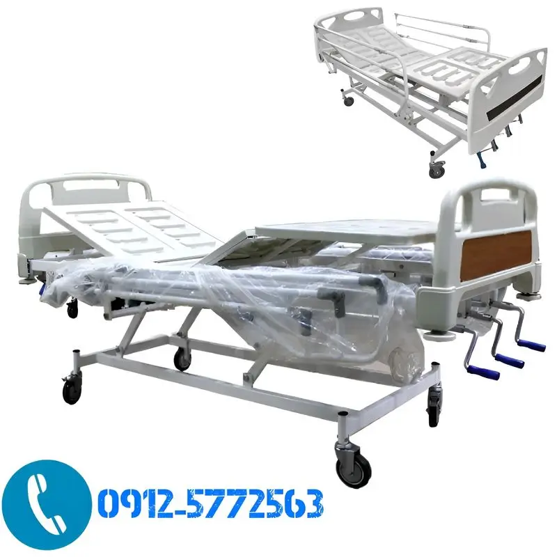 اجاره تخت بیمارستانی مکانیکی سه شکن