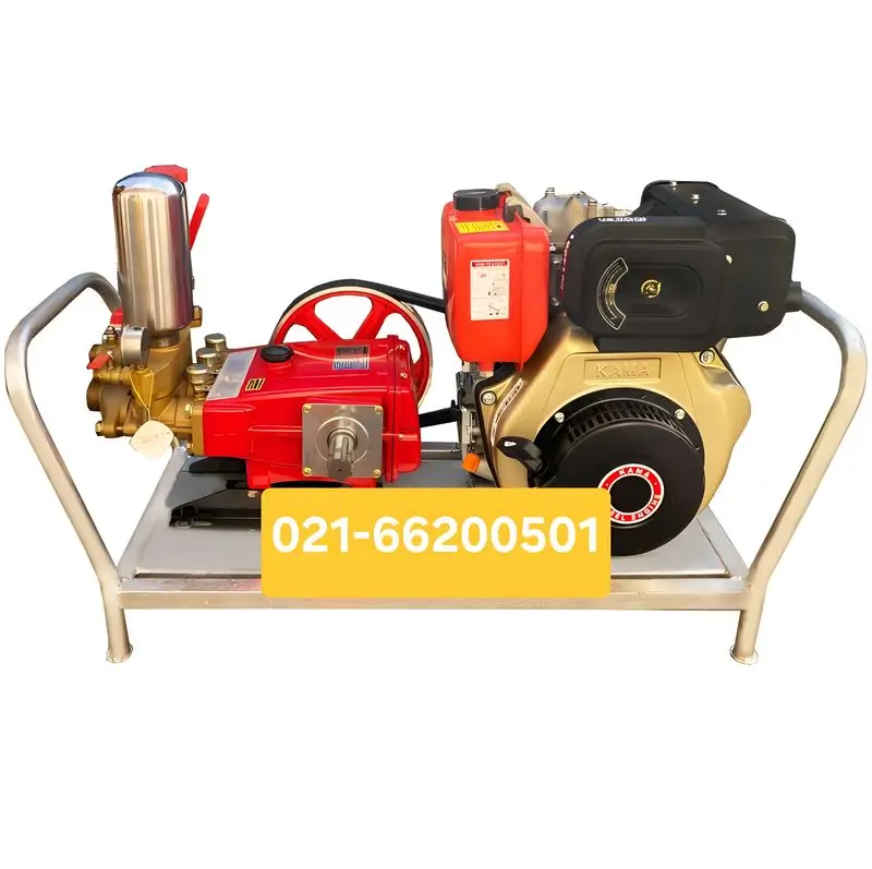 قیمت سمپاش زنبه ای کاما با پمپ لوشانگی 120 بار