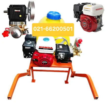 سمپاش فرغونی 100 لیتری هندا GX220 با پمپ رینوپاوری